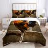 Chicken Duvet Cover Set Cool Animal Pattern Comforter Cover Funny Chicken Pattern Bedding Set Microfiber Wildlife Quilt Cover