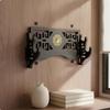 Chinese Design Rack Tai YinYang Bagua Pattern Wall Mounted Classical Mount for