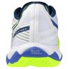 Mizuno Wave Enforce Tour 2 Ac Comfortable Fit Low Top Tennis Shoes Unisex Sneakers White Blue Yellow 61GA260020