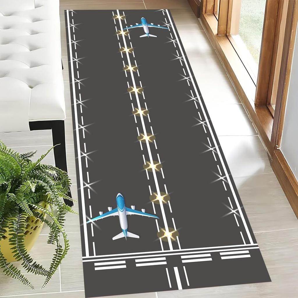 Airport Hallway Runner Rug Interior Area Mat Home Decoration Children Bedside Long Carpet Living Room Entrance Doormat