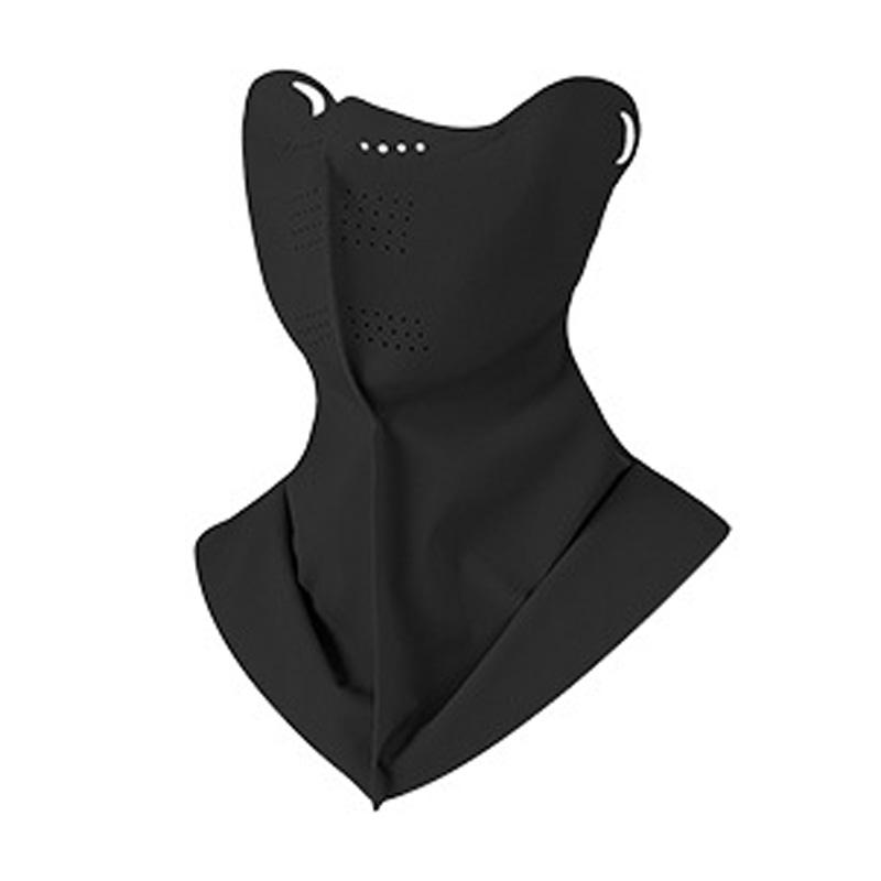 Summer Face Mask with Scarf Sun Protection Breathable Women Face Mask Outdoor Travel Ice Sense Face Neck Protection