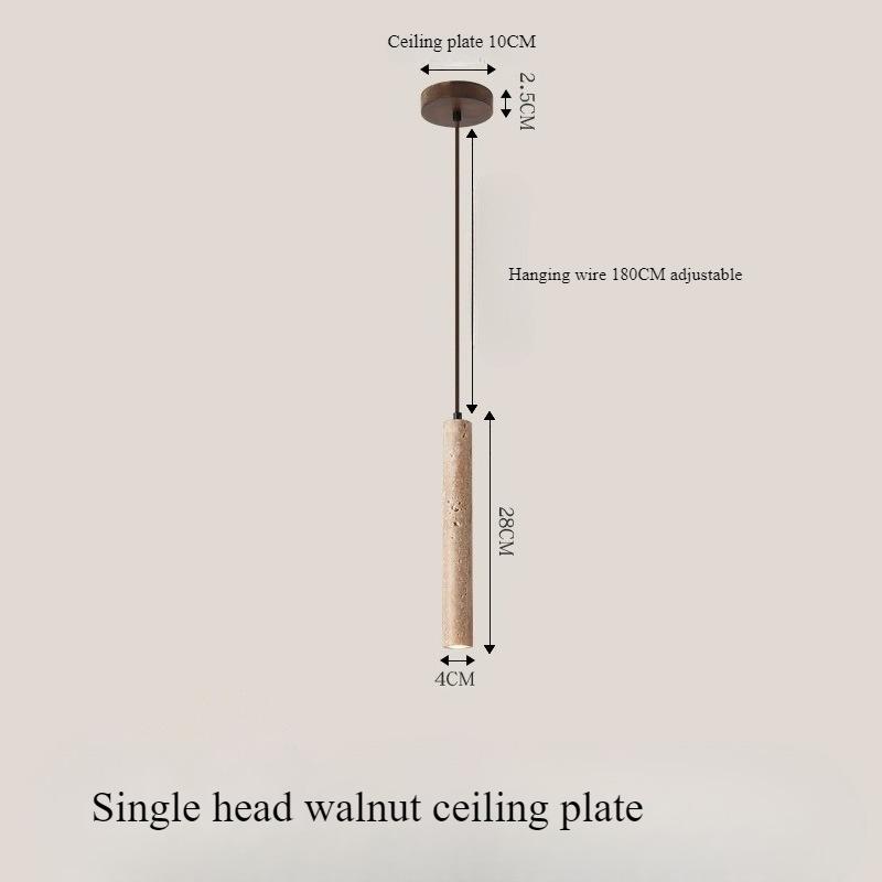 

Japanese-style Simple LED Yellow Cave Stone Chandelier Living Room Dining Room Bedroom Background Wall Decorative Lighting Lamps white light
