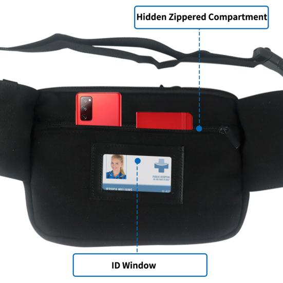 Pack with Adjustable Multi Pocket Design Nurse Fanny Strap Multifunctional Portable Waist Organizer