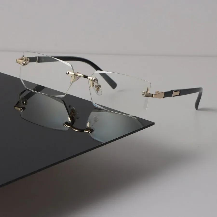 Luxurious Square Frame Eyeglass Women Men Minimalist Transparent Eyeglasses Cool Clear Lens Design Frame Eyeglasses Oculos Glasses