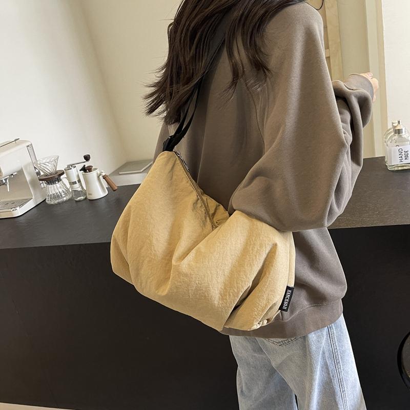 Τσάντα Ώμου Μονόχρωμη Μεγάλης Χωρητικότητας Τσάντα Χιαστί Γυναικεία Τσάντα Μασχάλης