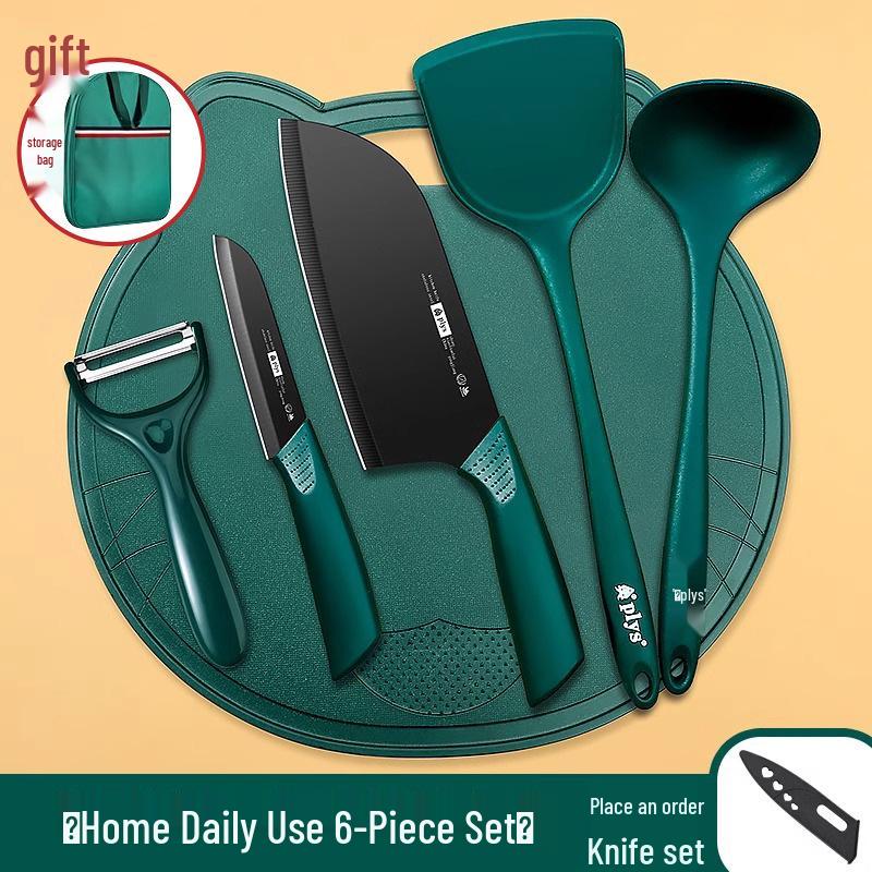 Outdoor Cooking Essentials Set: Picnic Knife, Camping Spatula & Storage Bag for Kitchenware & Vegetables
