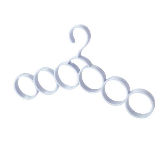 Wieszak na szaliki, wiele otworów, oszczędność miejsca, plastikowe ubrania, spodnie, krawat, pasek, wieszak na ręczniki, artykuły gospodarstwa domowego