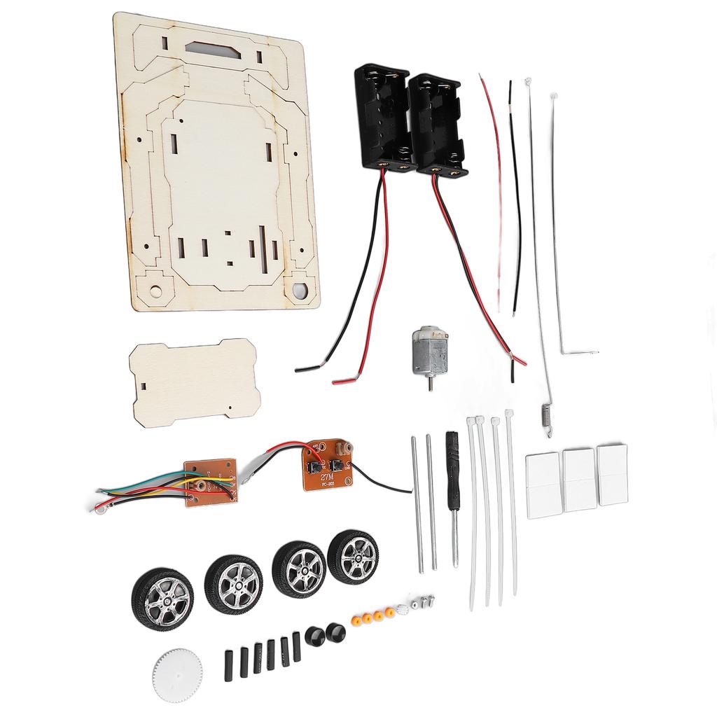 DIY Wireless Remote Control Car Wooden RC Car Model Kit for Boys and Girls Teens and Adults