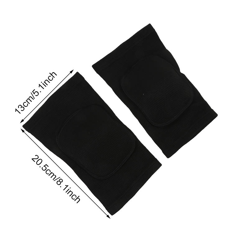 1Pair Unisex Soft Breathable Sports Dance Knee Pads Sports Volleyball Anti-collision Knee Brace Workout Running