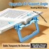 Foldable Book Clip Stand Double Head Reading Book Holder  for Student Learning Tools