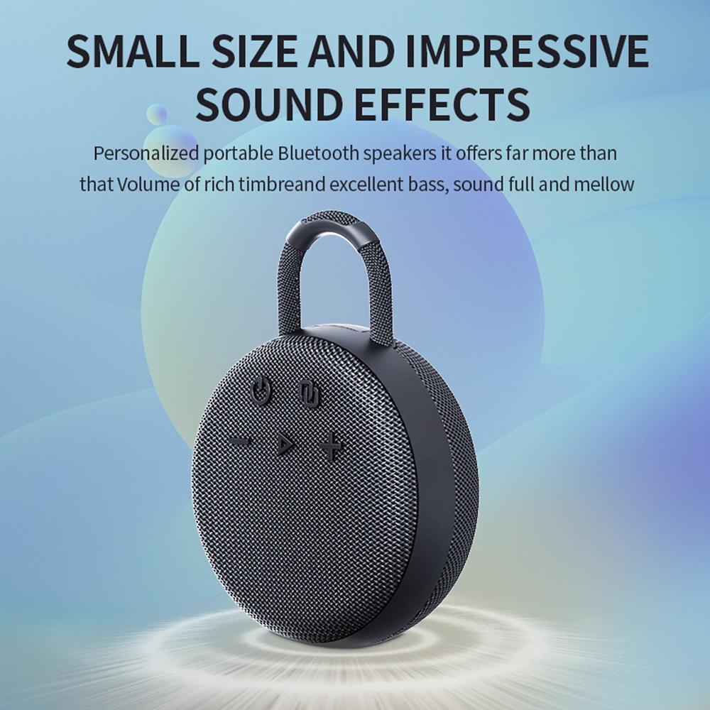 S77 Black 5W Wireless Speaker Waterproof Sports Speaker Outdoor Portable Speakers For Outdoor Travel Indoor Parties