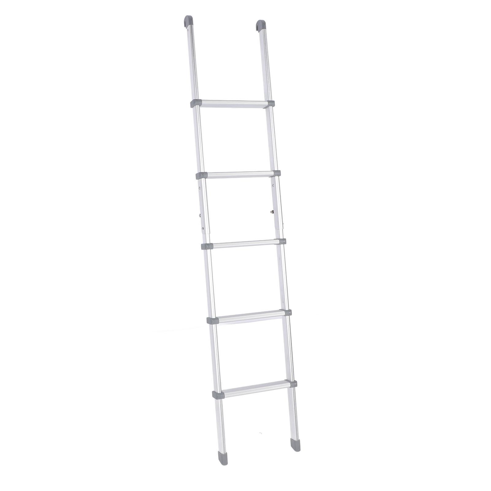 

59.4in RV Bunk Bed Ladder Foldable Anti Slip Aluminium Alloy 5 Step Bunk Ladder for Motorhome Trailer Caravan