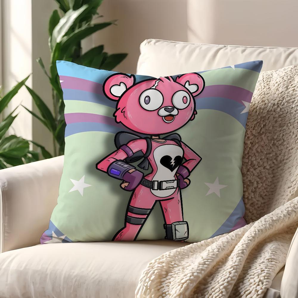 FFORTNITE Cuddle Team Leader cushion cover For Pillow Printing Sofa Decoration Home CarRoom Coffee Shop Office NordicSimplicity