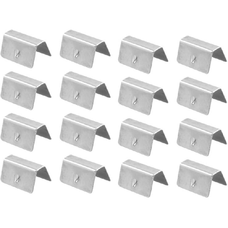 16pcs Wind Rain Deflector Channel Clips Set Universal Stainless Steel Fitting Fixing Retaining Replacement Clip Compatible with Heko G3 Sned