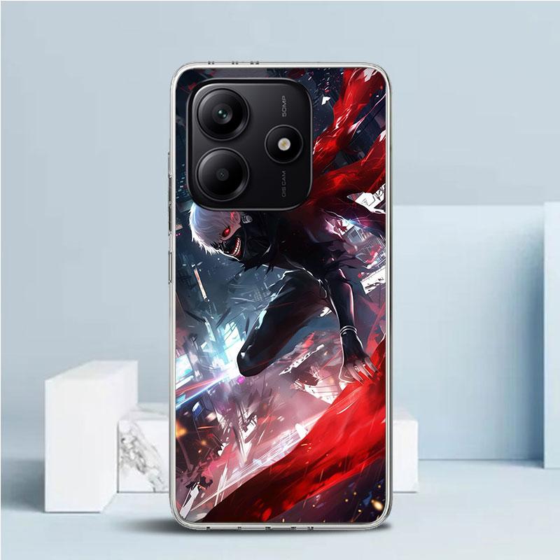 G-Ghoul Tokyo Kaneki Ken Handyhülle Für Xiaomi Redmi Note 15 14 14S 13 12S 12 Pro Plus 11S 11 11T 11E 10S 10 + Weiche TPU Rückseite