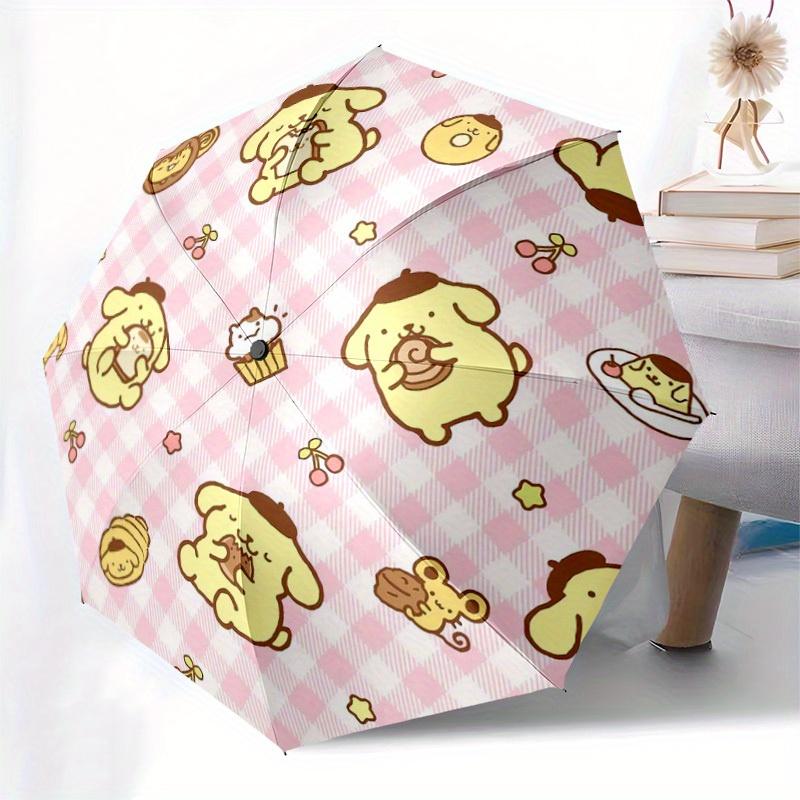 1pc Cute Puppies and Pastries Pattern Umbrella with Plastic Handle,Suitable for All Seasons Home Travel Outdoor UmbrellaSanlio570