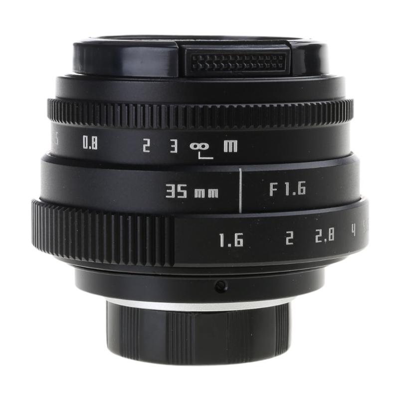 Large Aperture Camera Lens Accessories 35mm F1.6 C-Mount CCTV Camera Lens Replacement for M4/3 Mount Camera Adapter