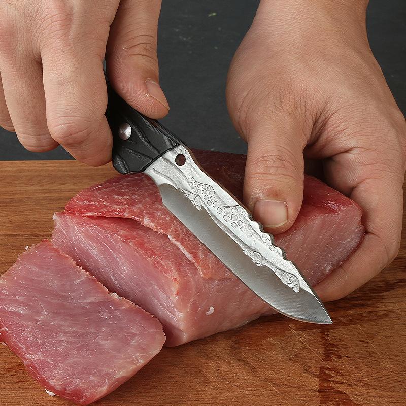 

Кухонный нож для нарезки фруктов, нож для мяса, костяной нож ручной работы, хороший кухонный нож для дома