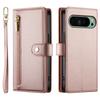 Crossbody Zipper Cards Solt Wallet Leather Case For Google Pixel 9 Pro XL 8 8A 7 7A Bag Pocket Long Lanyard Purse Stand Cover