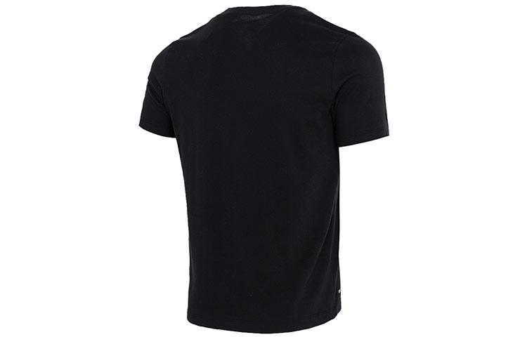 Nike T Shirts Men's Black Crew Neck Moderate Straight Fit CZ9725-010