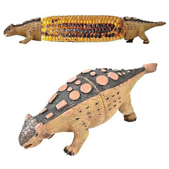 Dinosaur Corn Cob Holders for Kids Adults Reusable Corn Cob Skewers Dinosaur Corn Picks Kitchen Table Decoration