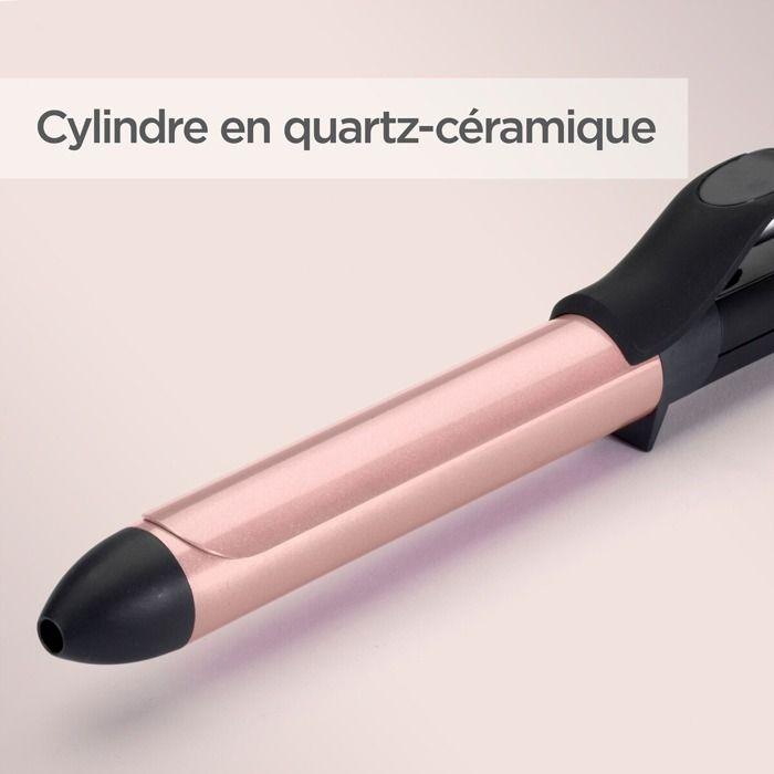 Lockenstab BaByliss C451E - 25 mm, 6 Temperaturen bis 210°C, Quarz-Keramik-Beschichtung, automatische Abschaltung