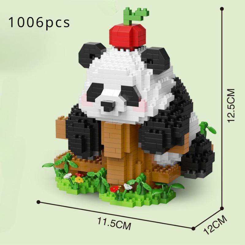 

Детские строительные блоки Panda Toys Good Guy Without Box（one panda）