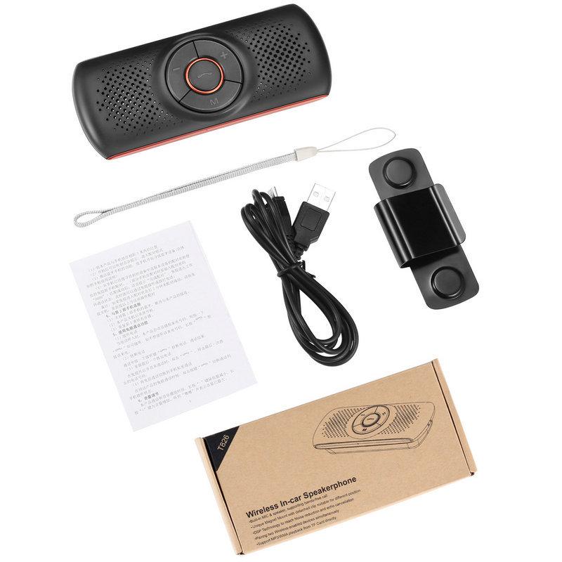 Car Bluetooth Hands-free Speaker T826: Sun Visor MP3 & Subwoofer