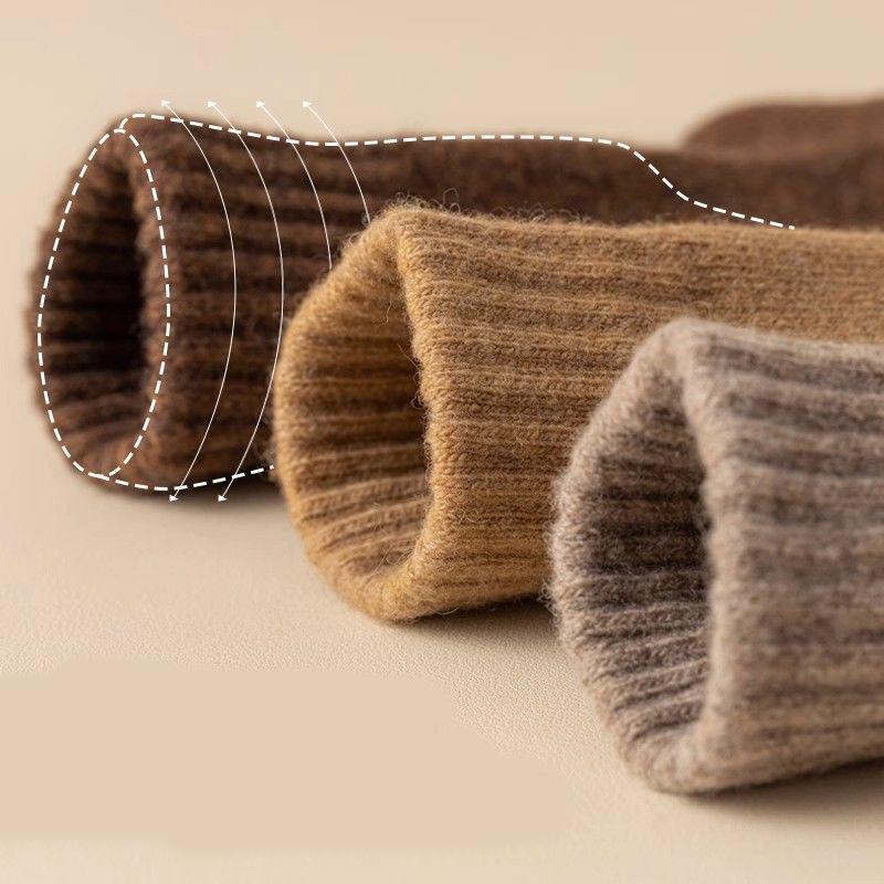 New Winter Super Thicker Warm Socks Wool Male Men Women Socks Solid Socks Merino Wool Socks Against Cold Snow Terry Socks