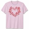 Filigree Heart Butterfly Valentines Day Occasions Unisexs Unisexs Graphic Tee