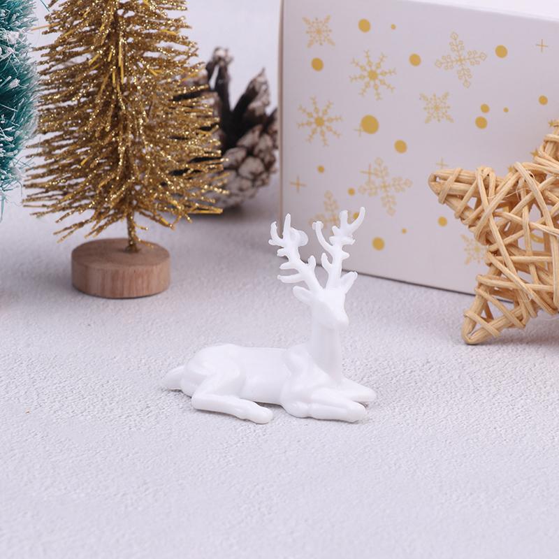 Miniaturní domeček pro panenky Socha jelena Elk Ornamenty Doplňky k dekoraci domečku pro panenky