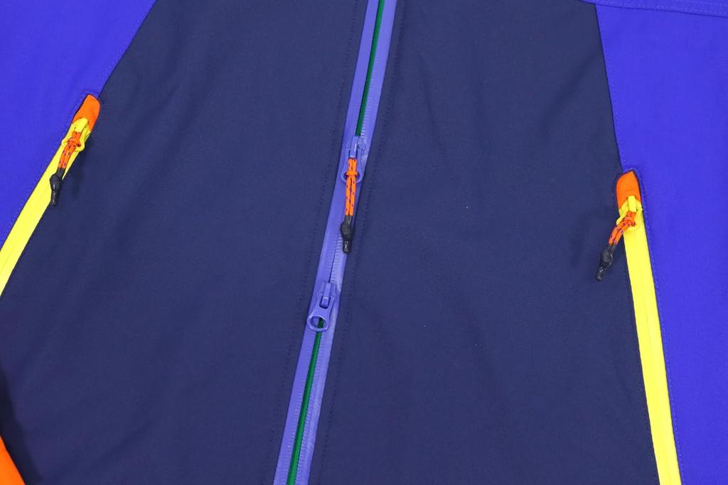 POLO RALPH LAUREN Performance Paneled Windbreaker Size Multicolor Men's Double-Zip Jacket/Hoodie, Small, (Product Code 01010032)