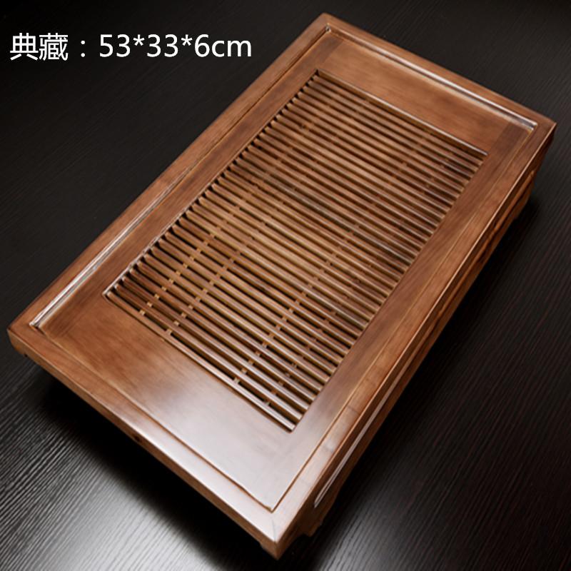 

Chinese Solid Wood Tea Tray Drain Storage Tray Storage Supplies Living Room Coffee Table Ornaments Home Kung Fu Tea Set