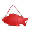 Creative Simulation Fish Shaped Crossbody Bag Faux Leather Slouchy Hobo Bag  Daily Use