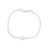 S925 Sterling Silver Zirconia Circle Bracelet: Light Luxury & Versatile Design
