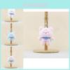 Adorable Plush Bear Keychain With Soft Short Pile Fabric In Four Cute Colors