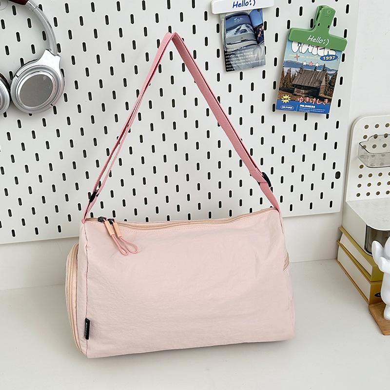 Crossbody Bag Women's Tide Brand Large-capacity Sports Short-distance Travel Bag College Student Versatile Casual Shoulder Bag