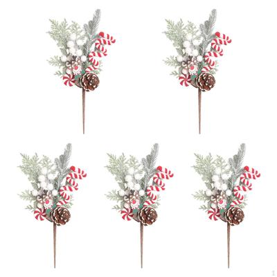 5x Christmas Tree Filler Branches Artificial Flowers Trees Decoration DIY Lightweight Ornament