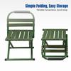 Folding Chair Portable Stool Outdoor Fishing Home Use Metal Frame