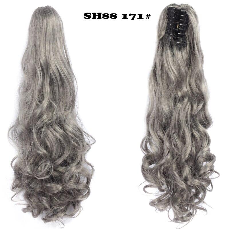 MERISIHAIR Pferdeschwanz-Haarverlängerung mit Klaue, synthetisches Pferdeschwanz-Verlängerungshaar für Frauen, Pferdeschwanz-Haar-Haarteil