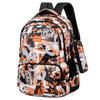 Printed Large Backpack Capacity Wear Resistant Student Schoolbag