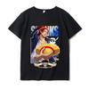 ONE PIECE T-shirt Aslo Luffy Sauron Short Sleeve Male Anime Cartoon Ins Loose Japanese Printed T-Shirt Y2K