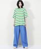 Deumakeu Vintage Denim Wide Pants Blue