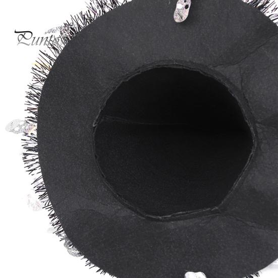 Durable Celebration Goods Halloween Witch Hat Pumpkin Decor, Metallic Rain Curtain Door Hanging Ornament for Spooky Home Decor Party, Festive