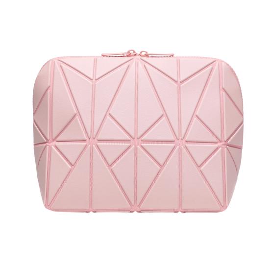 

Вертикальна водонепроникна косметичка Складна сумка для туалетного приладдя Багатокишеньковий дорожній органайзер для макіяжу для засобів догляду за шкірою, туалетних приналежностей, інструментів для краси та необхідних речей Diamond рожевий