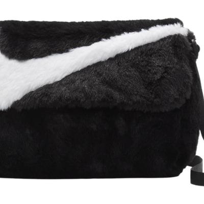 Sportswear Futura 365 Faux Fur Crossbody Bag 1L Black/Black/White Casual FB3048-010