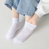 5 Pairs/Lot Summer New Children Cotton Socks Fashion Mesh Black White Gray For 1-12 Years Kids Teen Student Baby Girl Boy Socks