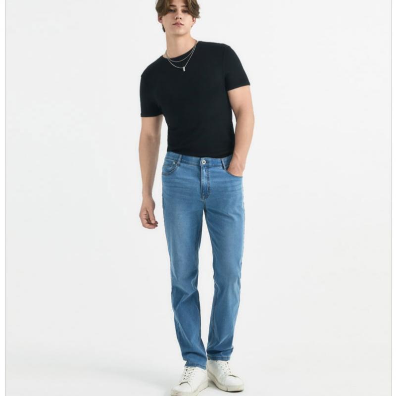 Bang Bang Men S Lycra Summer Denim 1 Of 3 StyleS