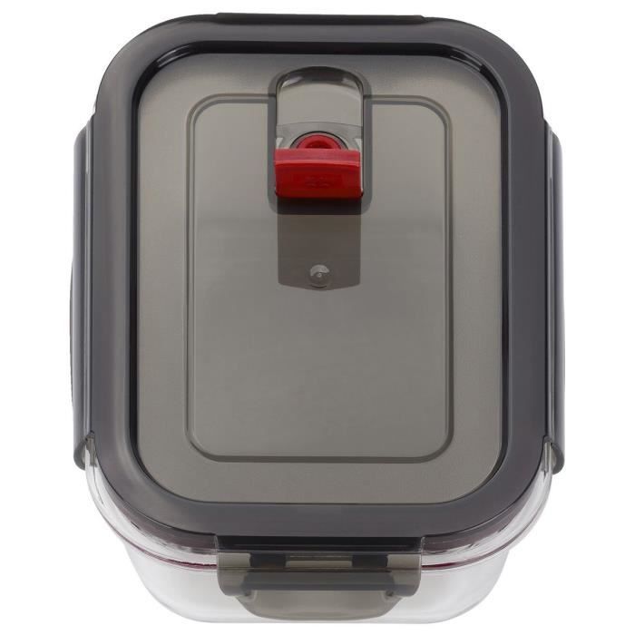 ZWILLING Gusto - Boîte Hermetique de Conservacion (Rectangulaire 600 ml) - Verre Borosilicate