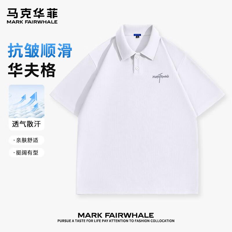 Mark Fairwhale Men s Waffle Knit Polo Shirt 4XL
